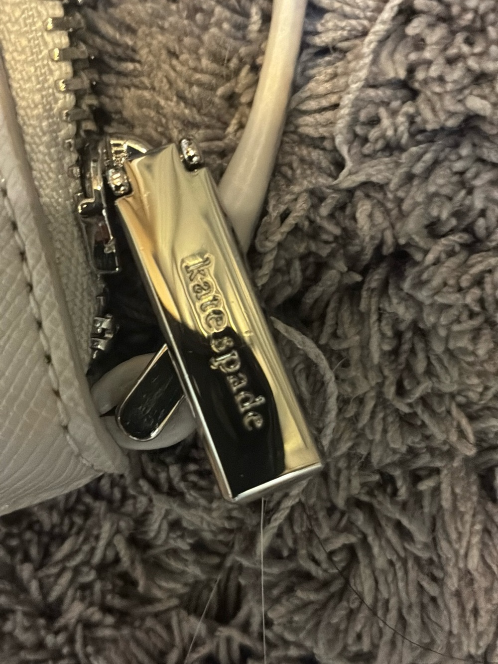 Kate Spade of New York Greta Court Ramey grey n silver Crossbody Bag - Picture 4 of 4
